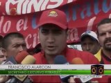 Protesta de trabajadores del aluminio mantuvo congestión vehicular en Puerto Ordaz