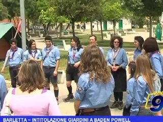 Barletta   Intitolazione Giardini a Baden Powell