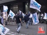 Napoli - La protesta dei dipendenti della 