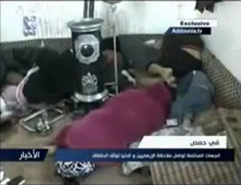 ذبح عائلة سورية بيد عصابات بشار وحزب الله