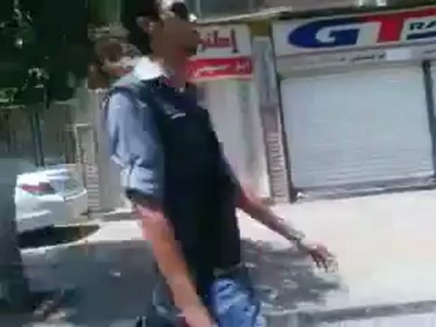 Syria فري برس دمشق إضراب المحلات في شارع الزاهرة القديمة بدمشق 28 5 2012 Damascus