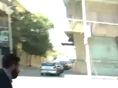 Syria فري برس حماة المحتلة ردا على مجزرة جنوب الملعب 28 5 2012 Hama