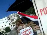 Syria فري برس اللاذقية  الحواجز على طريق الحرش27 5 2012 Latakia