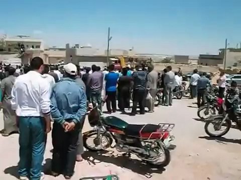 Syria فري برس إدلب مظاهرة صباحية لأحرار جبل شحشبو والتوبة الاثنين 28 5 2012 Idlib