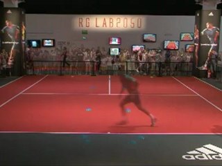 Je libère ma vitesse à Roland Garros vs Jo Tsonga