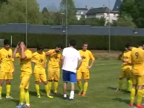 1/2 FINALE COUPE CREUSE U 17 : 1ère mi tps : Guéret contre Roc Foot 23 le 26 mai 2012