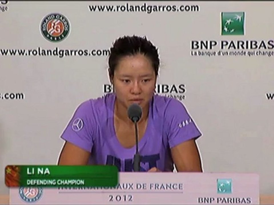 Li Na: 'Fühle mich dieses Jahr besser'