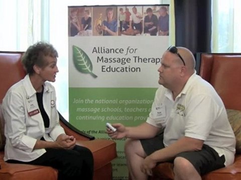 Sally Hacking at the 2011 Alliance for Massage Therapy Education Conference