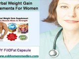 Best Weight Gain Herbal Supplements For Women