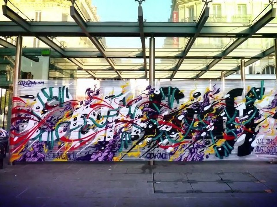 CELLOGRAFF @ ARTAQ Street Art Award 2012