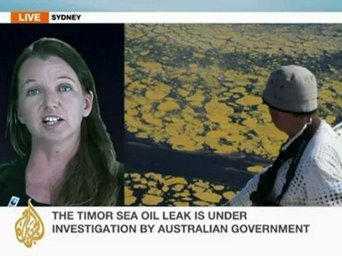 Al Jazeera interviews WWF on Timor oil spill - 24 Oct 09