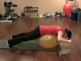 Back Extension On Stability Ball - Personal Training Exercise of the Day