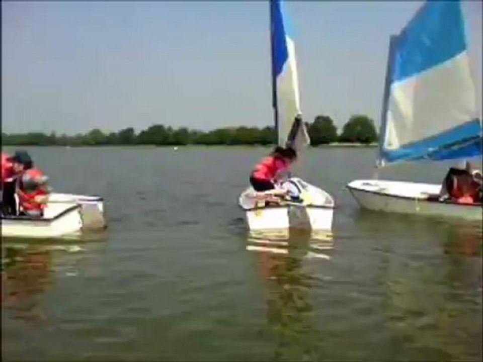 Voile à la base nautique de la Rincerie