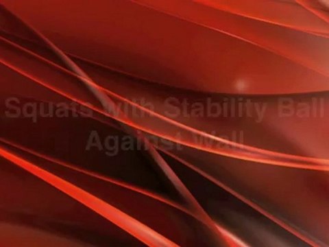 Squats with Stability Ball Against Wall - Personal Training Exercise of the Day