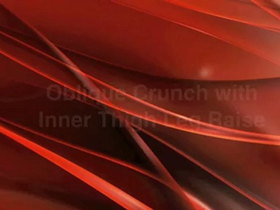 Oblique Crunch with Inner Thigh Leg Raise  - Personal Training Exercise of the Day