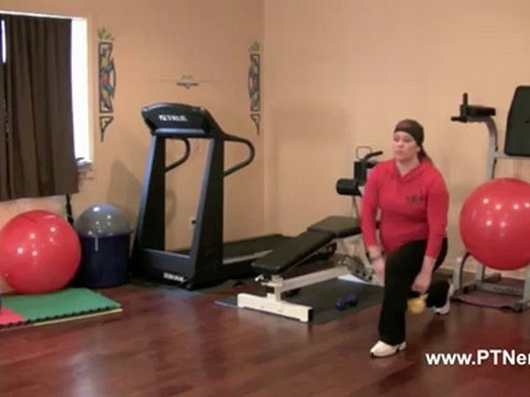 Walking Lunges with Kettlebell Roll - Personal Training Exercise of the Day