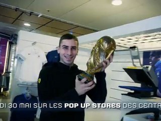 La Coupe du Monde dans les pop up stores des Bleus