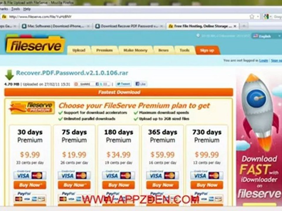 Recover PDF Password v2 1 0 106 MacOSX full  Latest Full Version free download