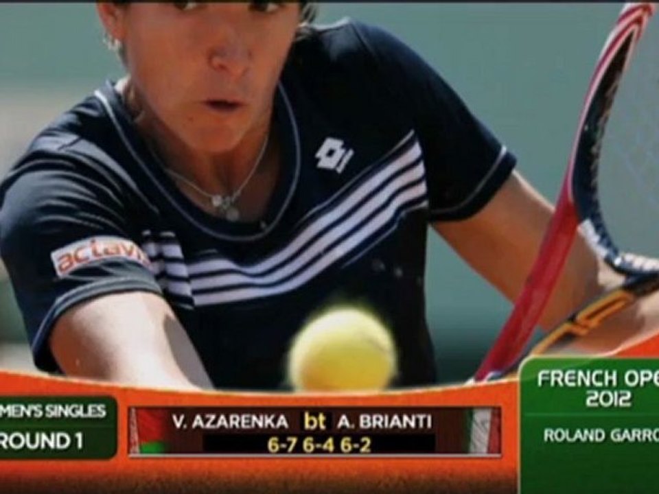 French Open: Azarenka entgeht historischer Auftaktpleite