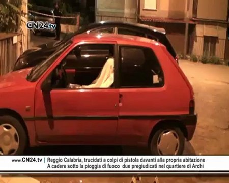 Agguato a Reggio, due pregiudicati assassinati a colpi di pistola