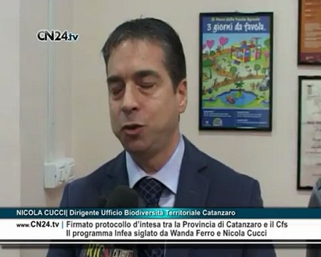 Firmato protocollo d’intesa tra la Provincia di Catanzaro e il Cfs