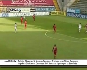 Calcio, Reggina posticipa a Novara. Cosenza ko col Siracusa