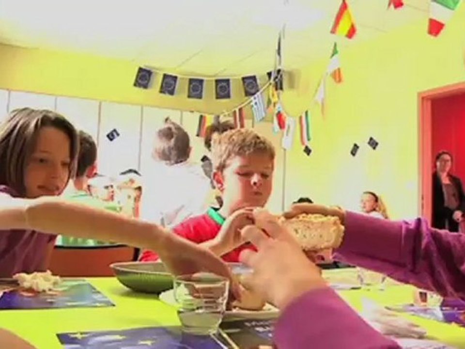 Mois de l"Europe en Alsace : Cantine scolaire de Saint-Louis