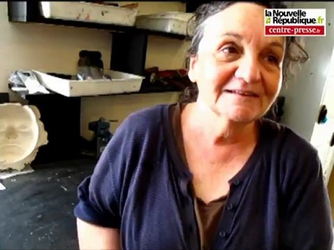 Châtellerault: des moulages humains pour une oeuvre d'art