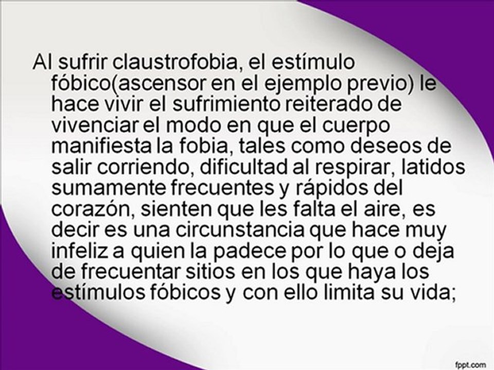 Hipnosis Clínica - Tratamiento de la Claustrofobia