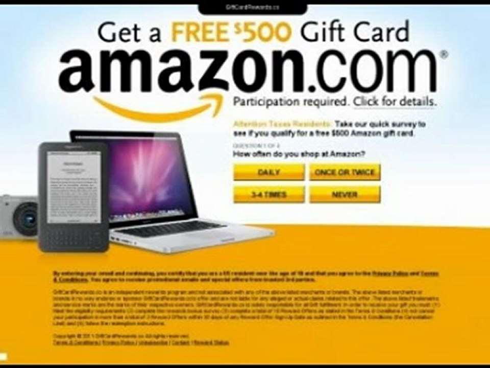 How to get FREE Amazon gift card $500 for US