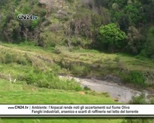 Rifiuti: in area torrente Oliva fanghi industriali e arsenico