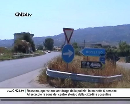 Droga: operazione contro spaccio a Rossano, sei arresti