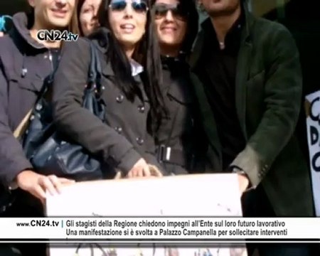 Reggio Calabria: Manifestazione stagisti a Palazzo Campanella