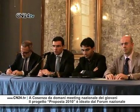Cosenza: dal 4 al 7 novembre “Meeting nazionale dei giovani- Proposta 2010”