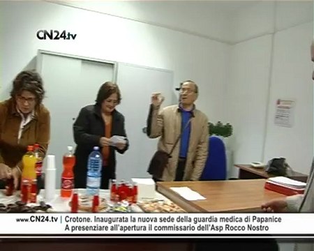 Crotone. Inaugurata la nuova sede della guardia medica di Papanice