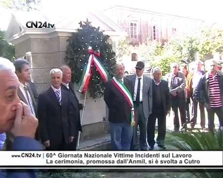 60^ Giornata Nazionale Vittime Incidenti sul Lavoro