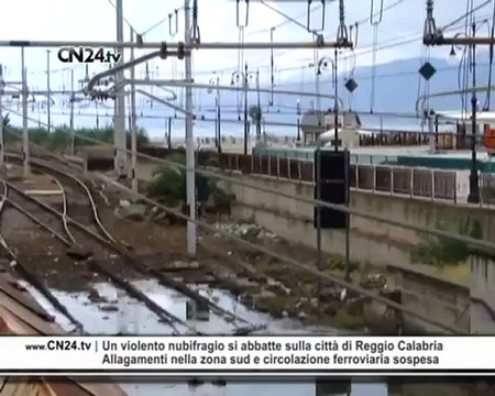 Maltempo, violento nubifragio sulla città di Reggio