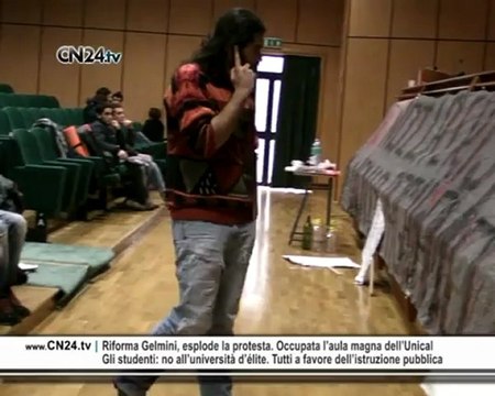 Riforma Gelmini, gli studenti occupano l’aula magna dell’Unical