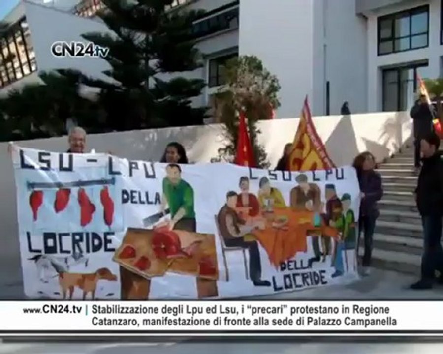 Stabilizzazione degli Lpu ed Lsu, i “precari” protestano in Regione