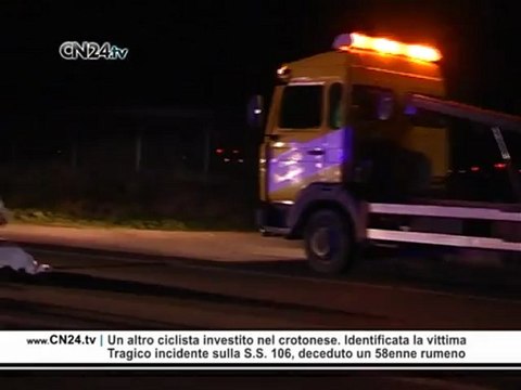 Identificata la persona deceduta dopo incidente sulla ss 106