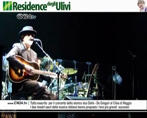 Tutto esaurito  per il concerto dello storico duo Dalla - De Gregori al Cilea di Reggio