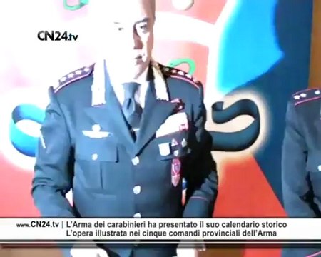 L’Arma dei carabinieri ha presentato il suo calendario storico