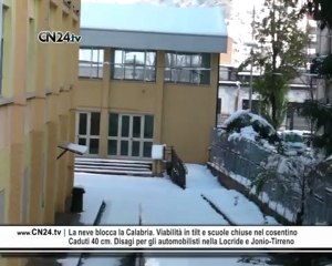 Download Video: Maltempo: bloccata per neve la statale Jonio-Tirreno