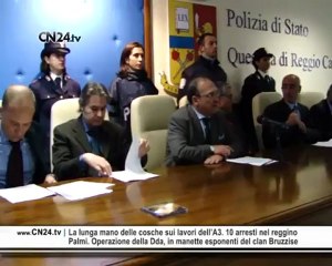 Tải video: Gli interessi della ‘ndrangheta sugli appalti A3, 10 arresti a Palmi. IL VIDEO