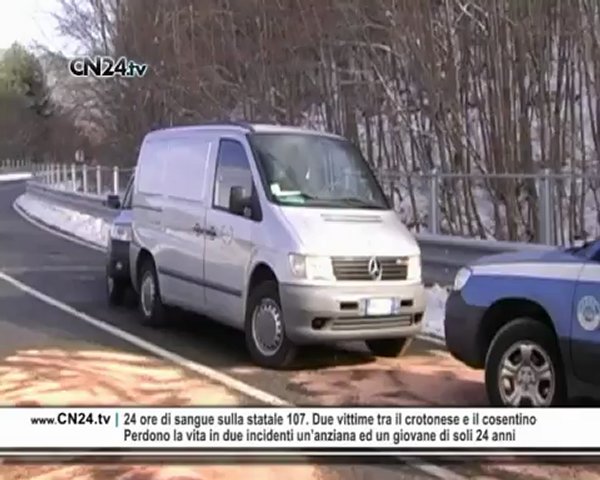 Video 24 ore di sangue sulla statale 107. Due vittime tra il crotonese e il cosentino