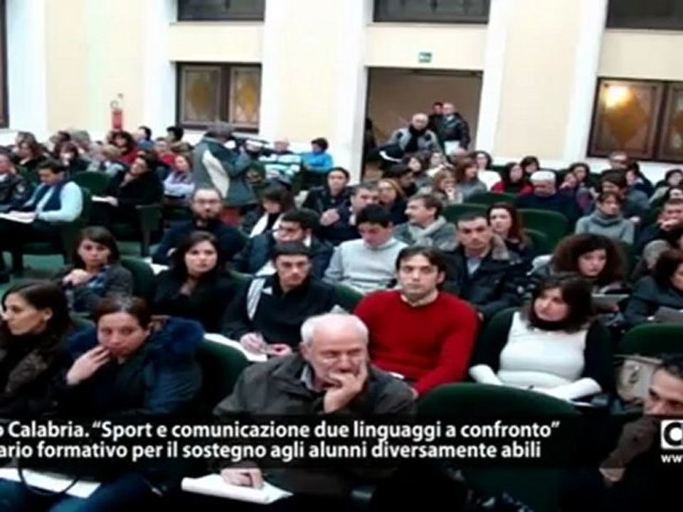 Reggio Calabria. Seminario  “Sport e comunicazione due linguaggi a confronto”