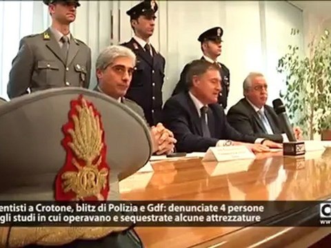 Falsi medici: 4 dentisti denunciati a Crotone