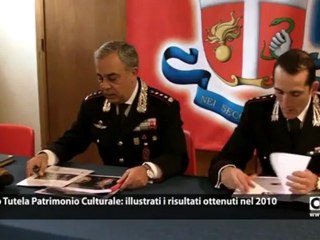 Nucleo Tutela Patrimonio Culturale: illustrati i risultati ottenuti nel 2010