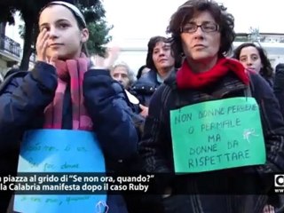 Donne in piazza in Calabria: se non ora quando?