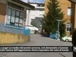 Prende a pugni un medico del pronto soccorso, rom denunciato a Cosenza